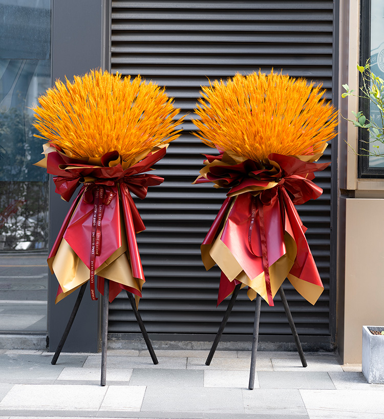 Big Business Grand Opening Wheat Baskets — alternate view