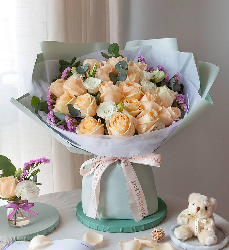 Champagne Pink Roses