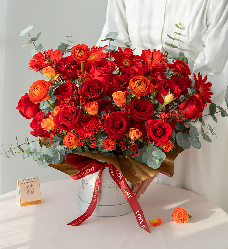Corolla Red Roses — alternate view