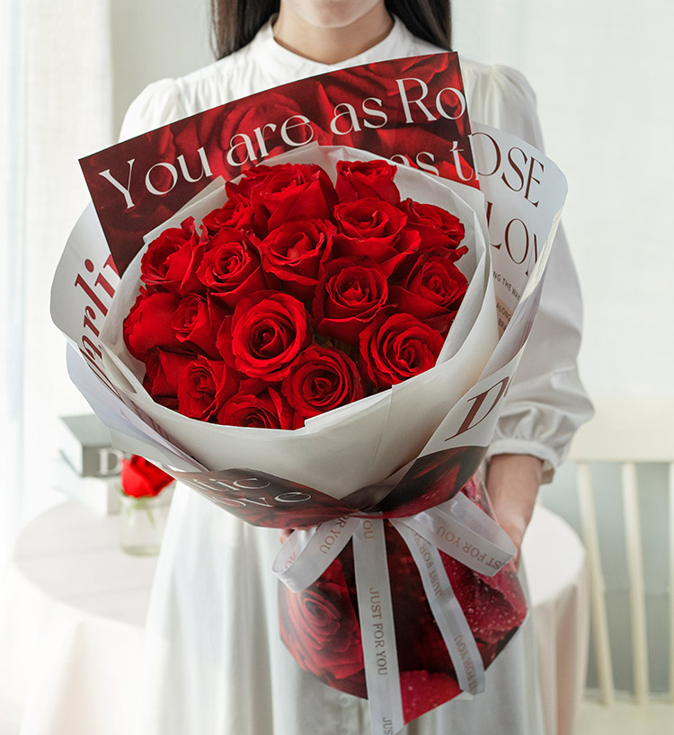Corolla Red Roses — alternate view