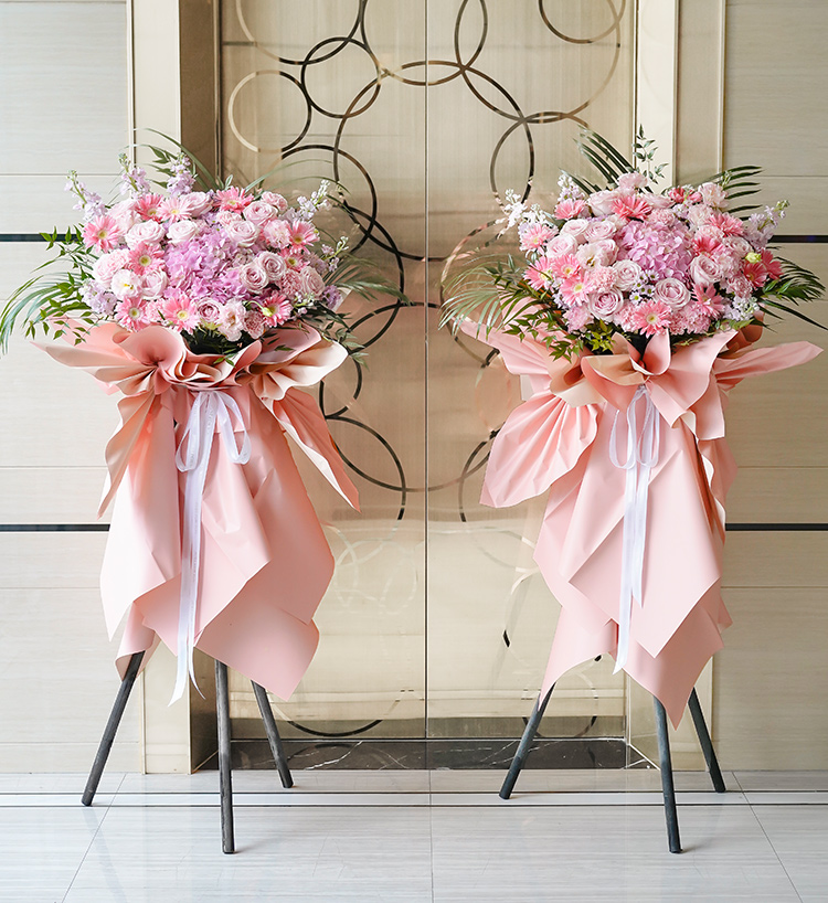 Flowers in Full Bloom Grand Opening Basket