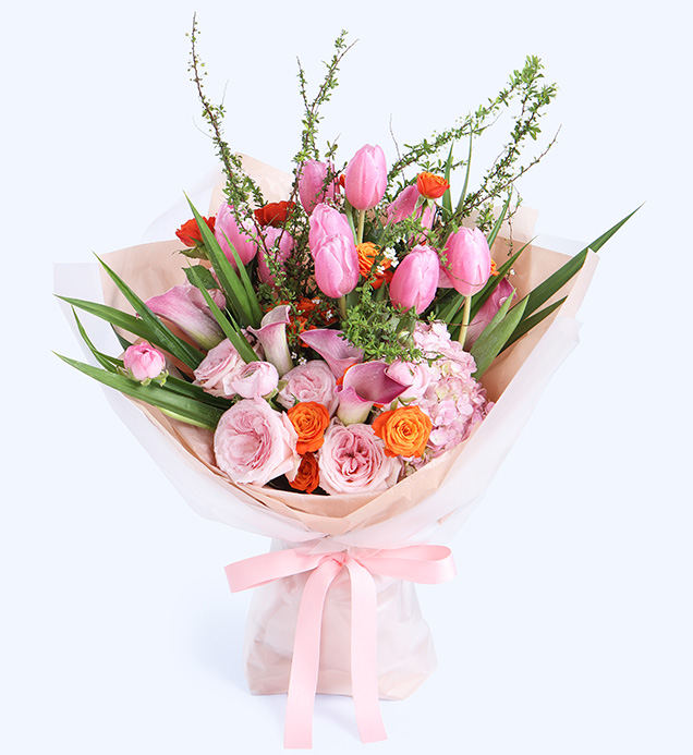 Lilies flowers: From the Heart Bouquet