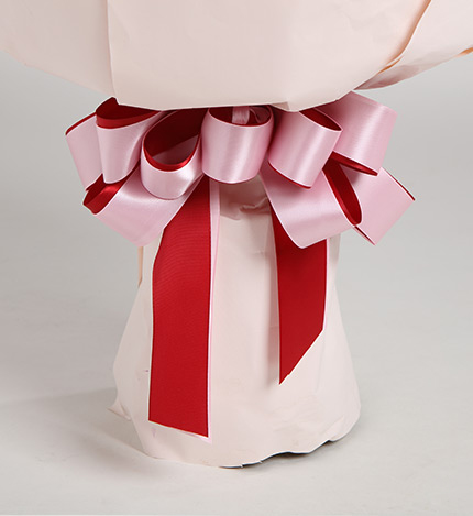Fifty Diana Pink Roses Bouquet — alternate view