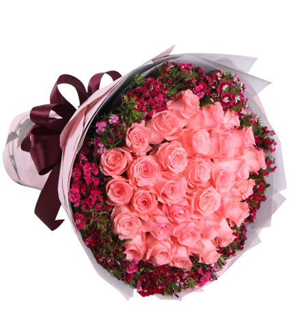 Thirty-three Roses Bouquet — alternate view