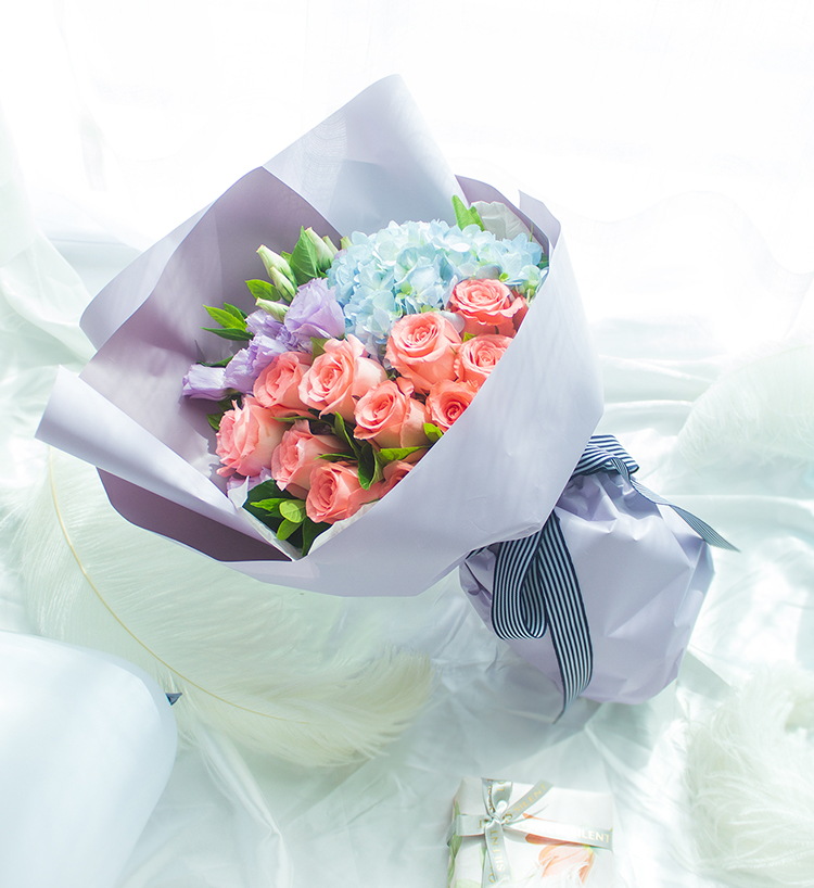 Eleven Roses Bouquet — alternate view