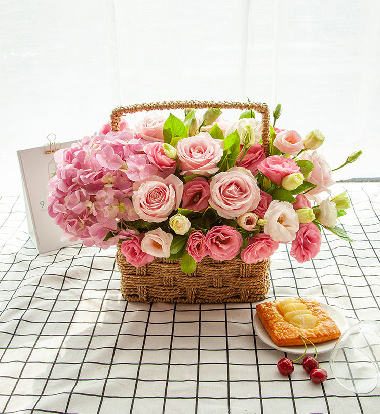 Luoshen Pink Hydrangea — alternate view