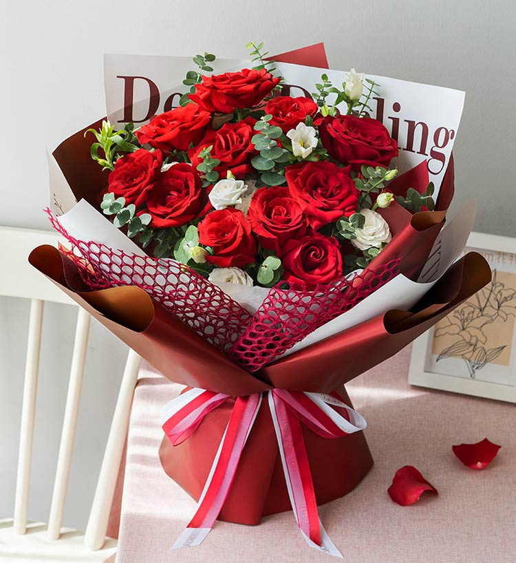 Roses flowers: True Heart Red Roses